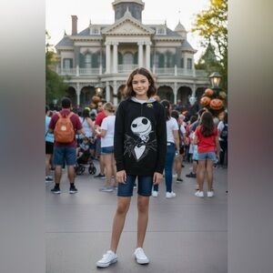 Disney Nightmare Before Christmas Jack Skellington Hoodie – Kids Size 10/12